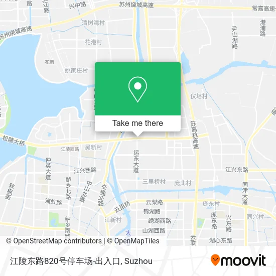 江陵东路820号停车场-出入口 map