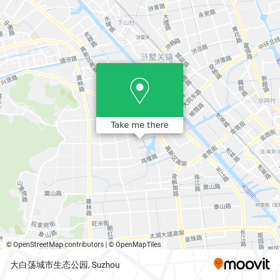 大白荡城市生态公园 map