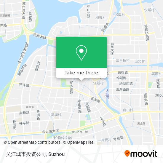 吴江城市投资公司 map