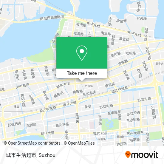 城市生活超市 map