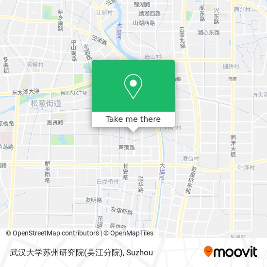 武汉大学苏州研究院(吴江分院) map