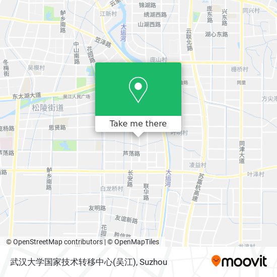武汉大学国家技术转移中心(吴江) map