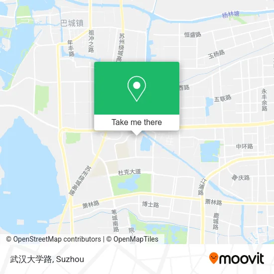 武汉大学路 map