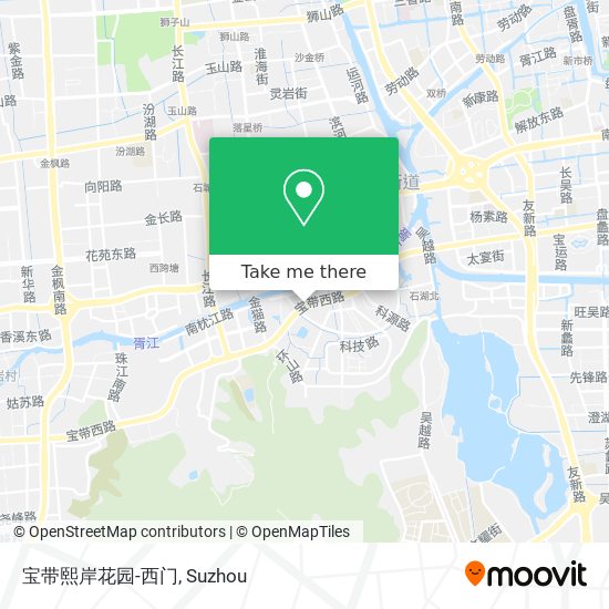 宝带熙岸花园-西门 map