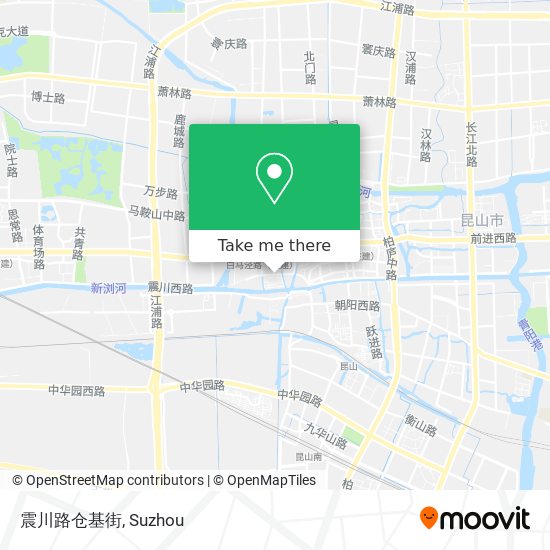 震川路仓基街 map
