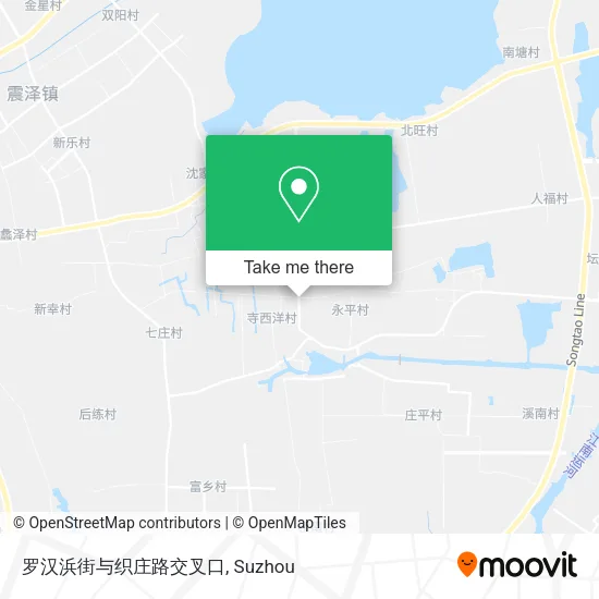 罗汉浜街与织庄路交叉口 map