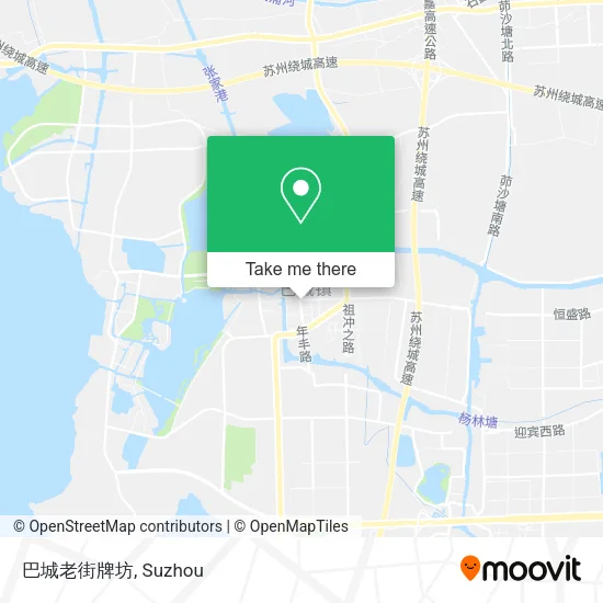 巴城老街牌坊 map