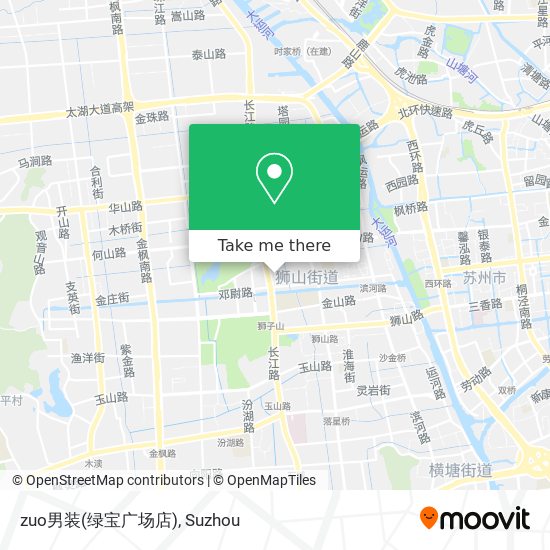 zuo男装(绿宝广场店) map