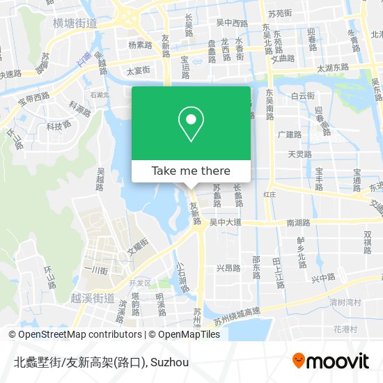北蠡墅街/友新高架(路口) map