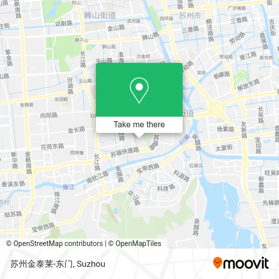 苏州金泰莱-东门 map
