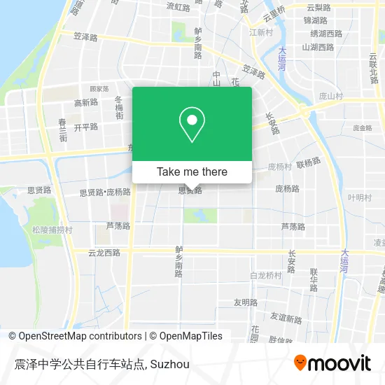 震泽中学公共自行车站点 map