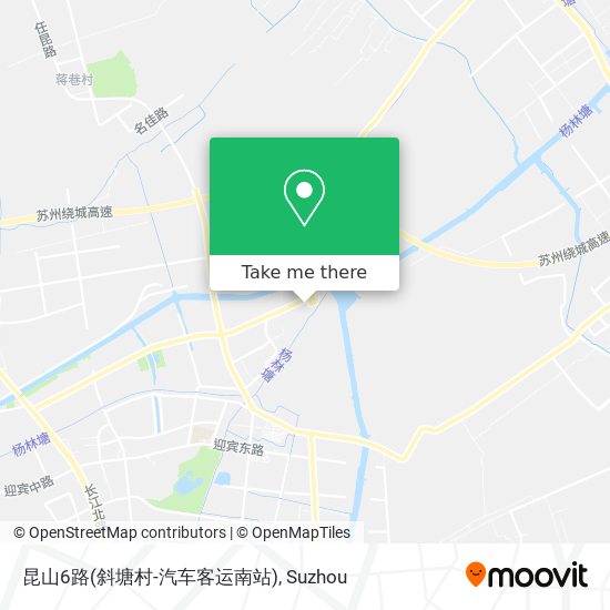 昆山6路(斜塘村-汽车客运南站) map