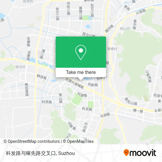 科发路与稼先路交叉口 map