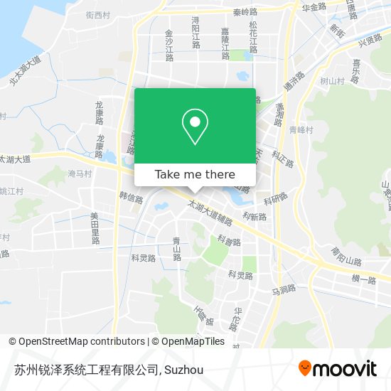 苏州锐泽系统工程有限公司 map