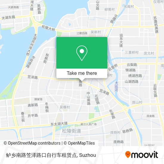 鲈乡南路笠泽路口自行车租赁点 map
