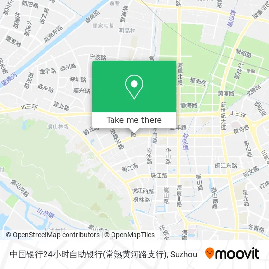 中国银行24小时自助银行(常熟黄河路支行) map