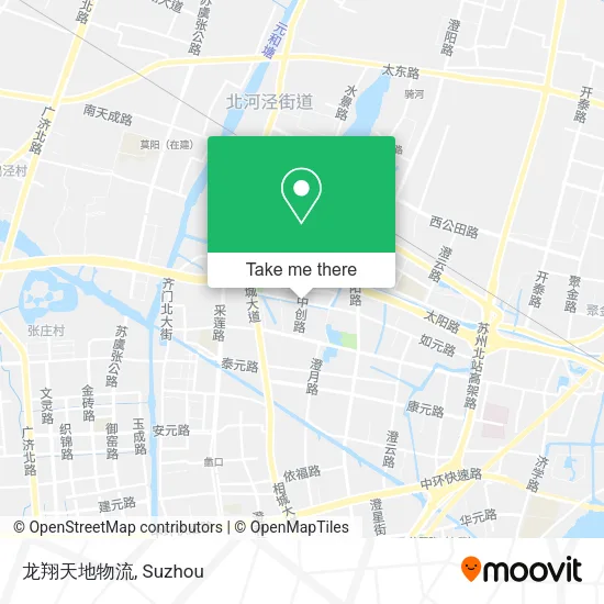 龙翔天地物流 map