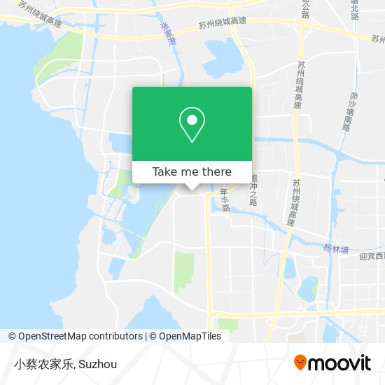 小蔡农家乐 map