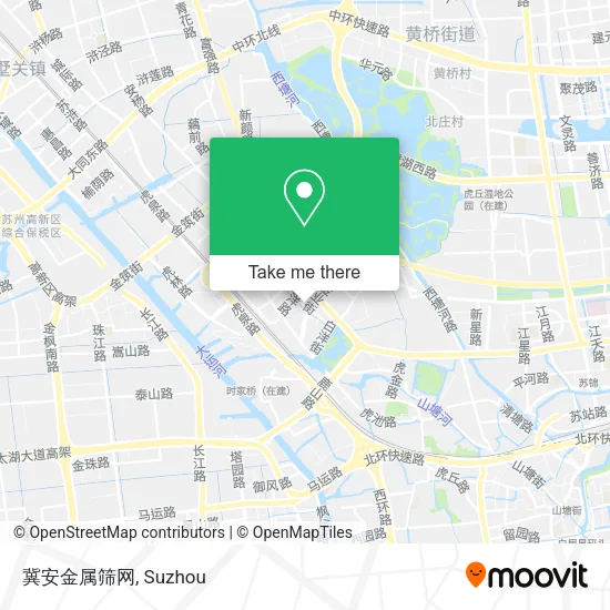 冀安金属筛网 map