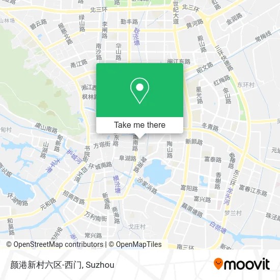 颜港新村六区-西门 map