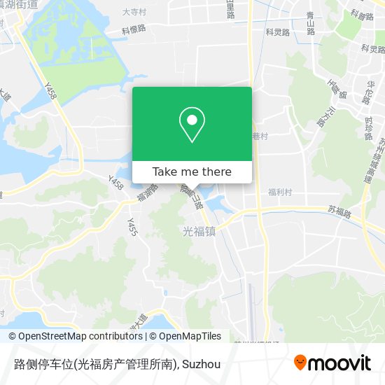 路侧停车位(光福房产管理所南) map