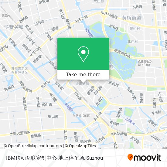 IBM移动互联定制中心-地上停车场 map