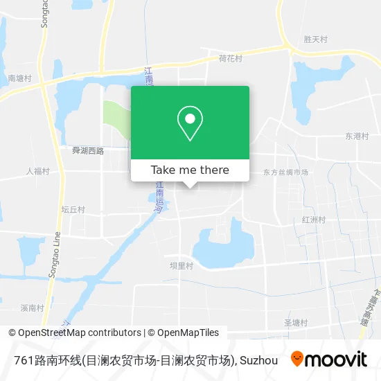 761路南环线(目澜农贸市场-目澜农贸市场) map