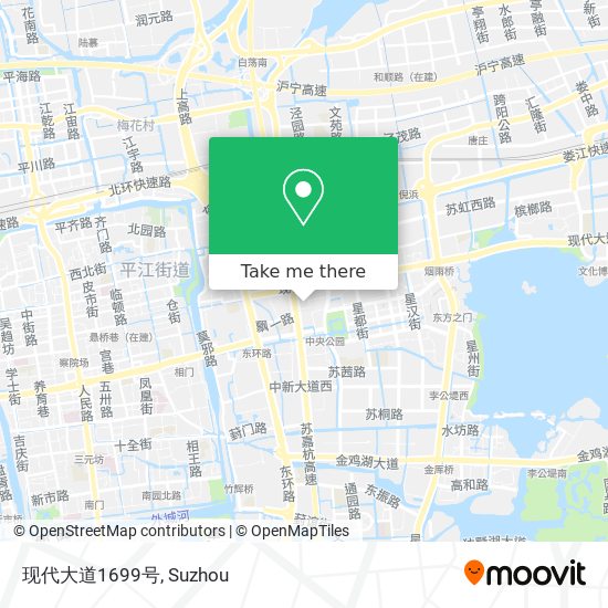 现代大道1699号 map