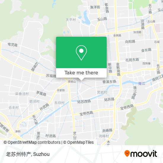 老苏州特产 map