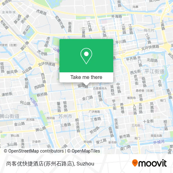 尚客优快捷酒店(苏州石路店) map
