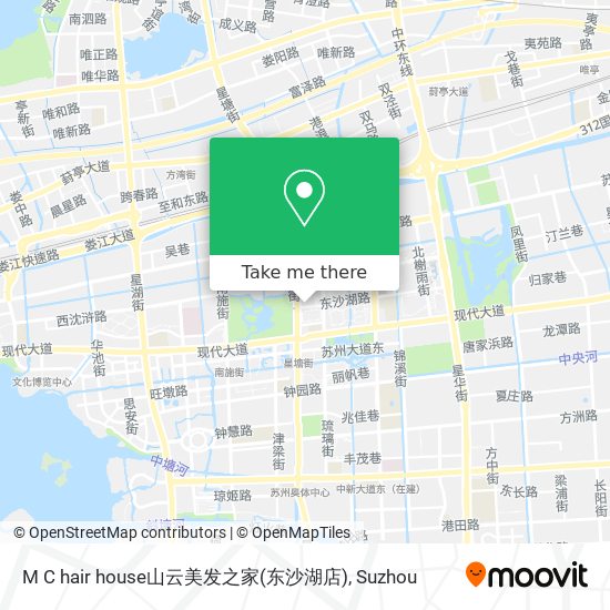 M C hair house山云美发之家(东沙湖店) map