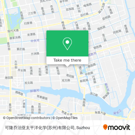 可隆乔治亚太平洋化学(苏州)有限公司 map