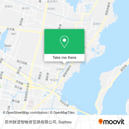 苏州财进智物资贸易有限公司 map
