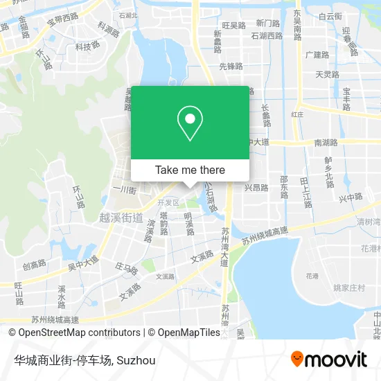 华城商业街-停车场 map