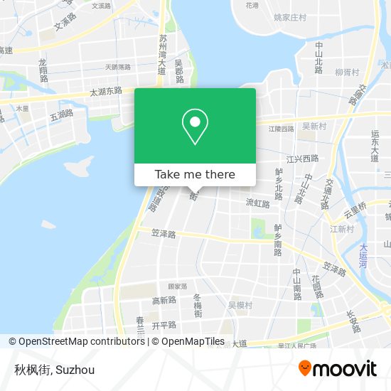 秋枫街 map