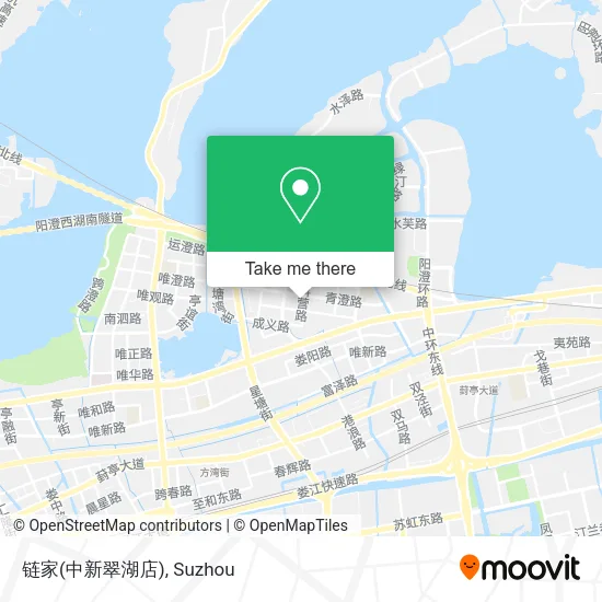 链家(中新翠湖店) map