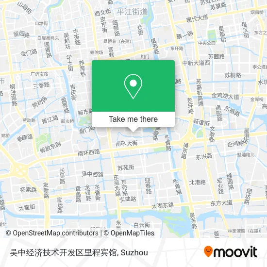 吴中经济技术开发区里程宾馆 map