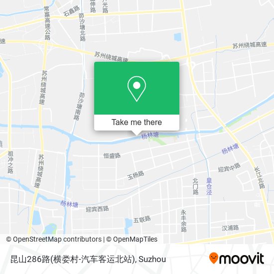 昆山286路(横娄村-汽车客运北站) map