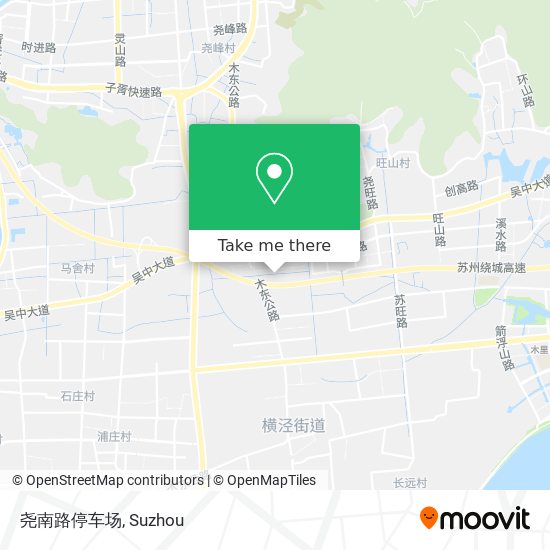 尧南路停车场 map