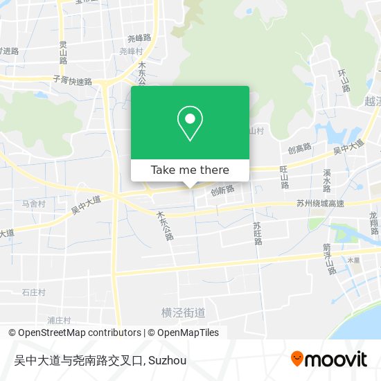 吴中大道与尧南路交叉口 map