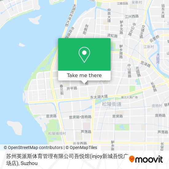 苏州英派斯体育管理有限公司吾悦馆(injoy新城吾悦广场店) map