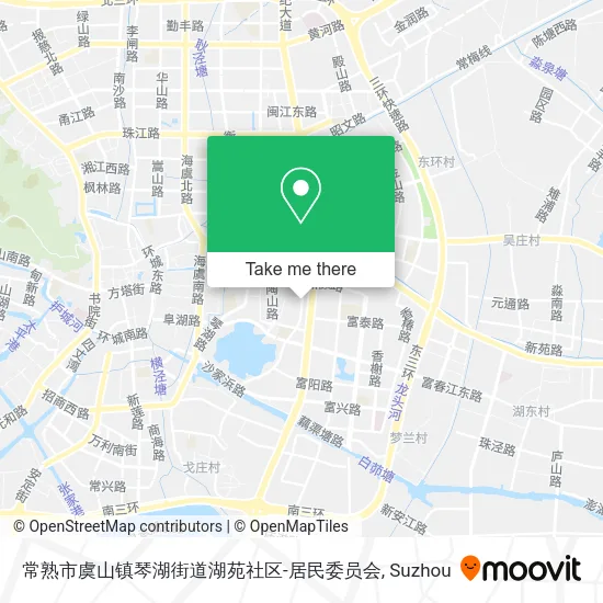 常熟市虞山镇琴湖街道湖苑社区-居民委员会 map