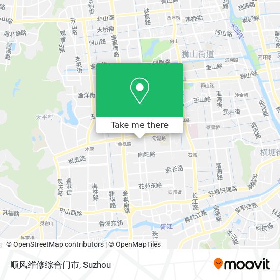 顺风维修综合门市 map