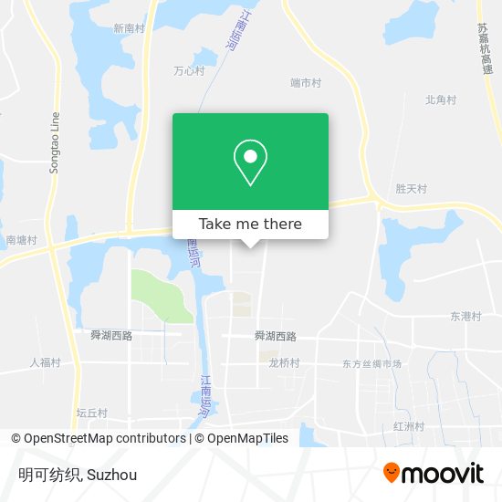 明可纺织 map