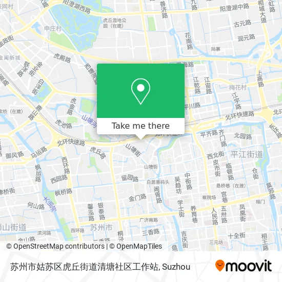 苏州市姑苏区虎丘街道清塘社区工作站 map
