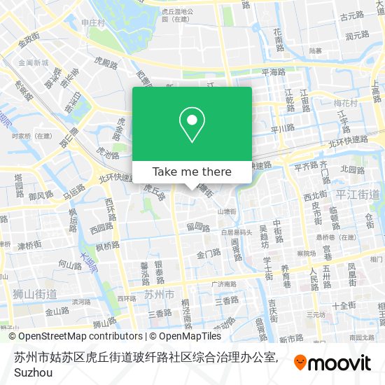 苏州市姑苏区虎丘街道玻纤路社区综合治理办公室 map