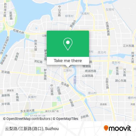 云梨路/江新路(路口) map