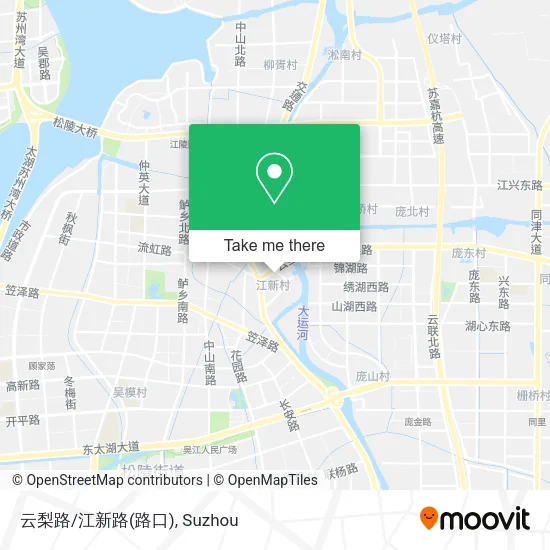 云梨路/江新路(路口) map