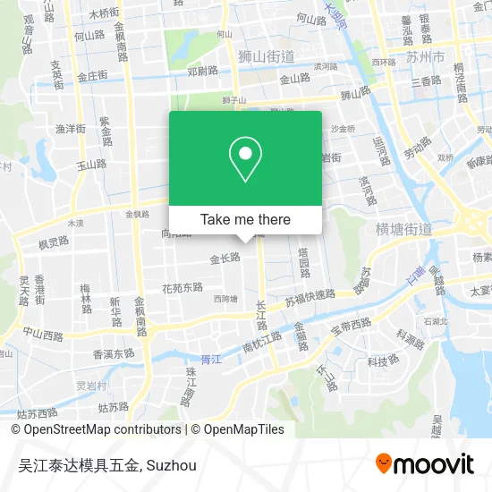 吴江泰达模具五金 map