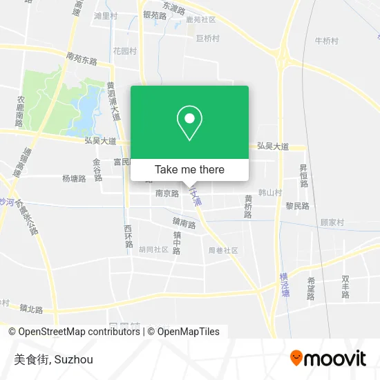 美食街 map
